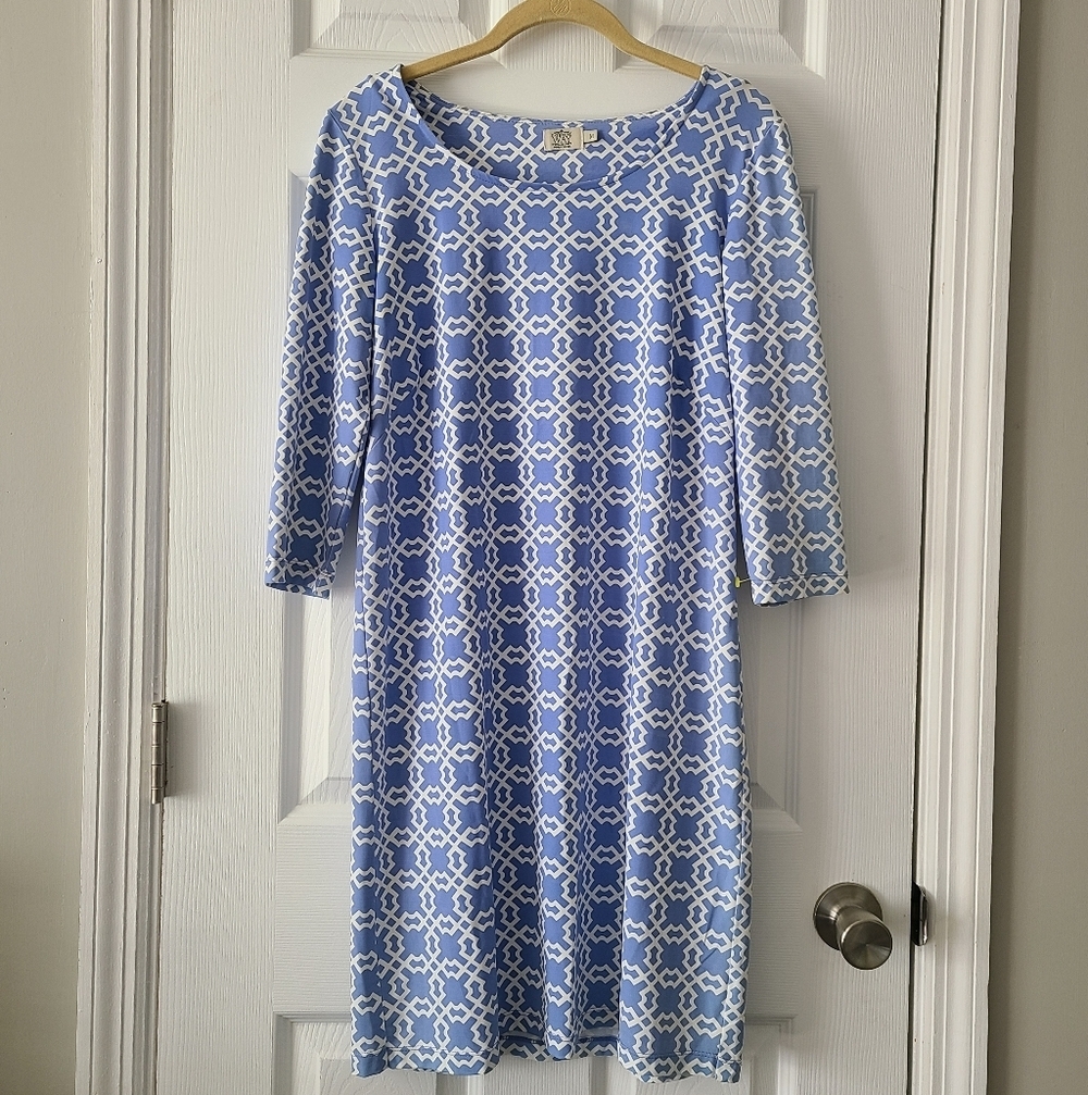 Katherine Way Printed Shift‎ Dress